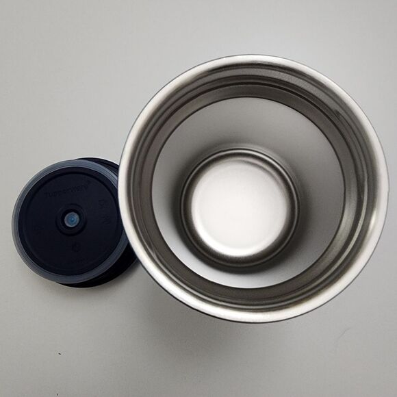 Tupperware Peacock Blue Insulated Soup Mug Travel Jar NEW - Picture 7 of 7